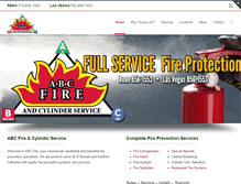 Tablet Screenshot of abcfireco.com